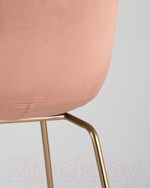 Изображение товара Стул Stool Group Турин / 8329 (бархат пудровый/золото)