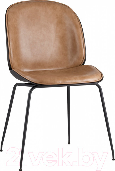 Изображение товара Стул Stool Group Турин / 8329 (экокожа бежевый/черный)