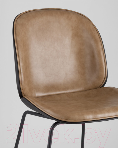 Изображение товара Стул Stool Group Турин / 8329 (экокожа бежевый/черный)