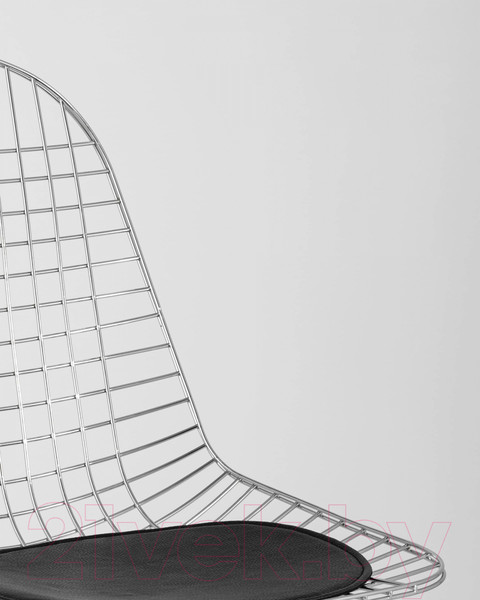 Изображение товара Стул Stool Group Eiffel / AFR-18B-P1 CH/BL (хромированный с черной подушкой)