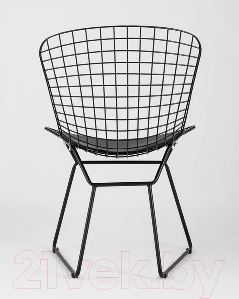 Изображение товара Стул Stool Group Bertoia / BTY-18-P6 BL/BL (черный с черной подушкой)