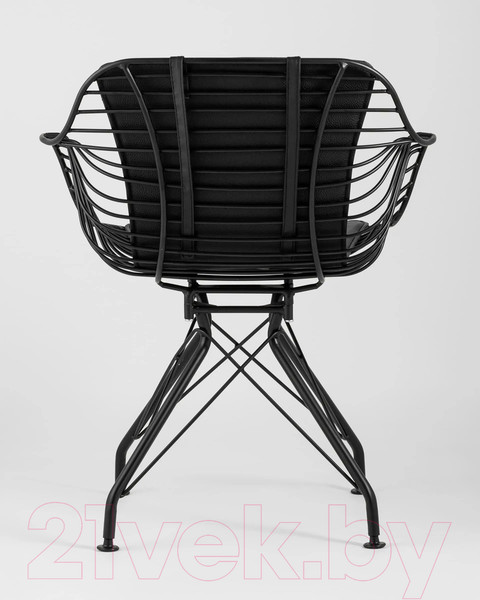 Изображение товара Стул Stool Group Thomas / TMS-18A-P18 BL/BL (черный с черной подушкой)