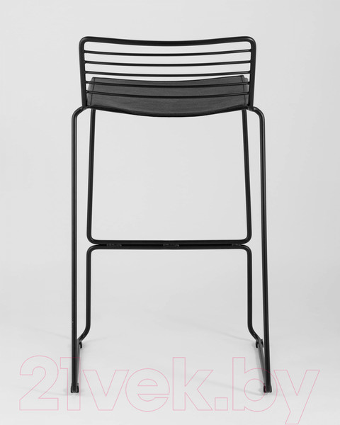 Изображение товара Стул барный Stool Group Danny (черный с черной подушкой)