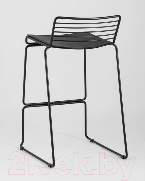 Изображение товара Стул барный Stool Group Danny (черный с черной подушкой)