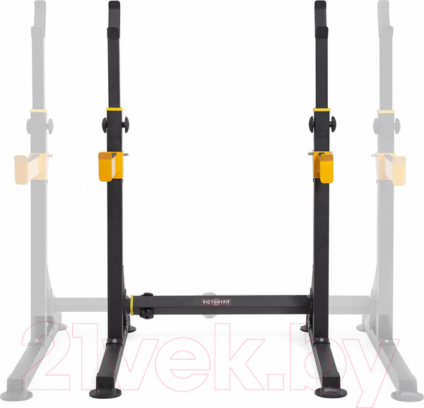Изображение товара Стойка под штангу VictoryFit VF-T15 (серый/желтый)