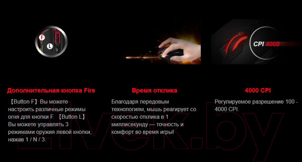 Изображение товара Мышь A4Tech V9M Bloody