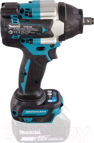 Изображение товара Профессиональный гайковерт Makita DTW700Z