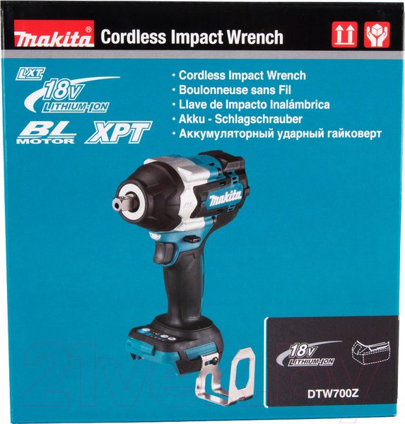 Изображение товара Профессиональный гайковерт Makita DTW700Z