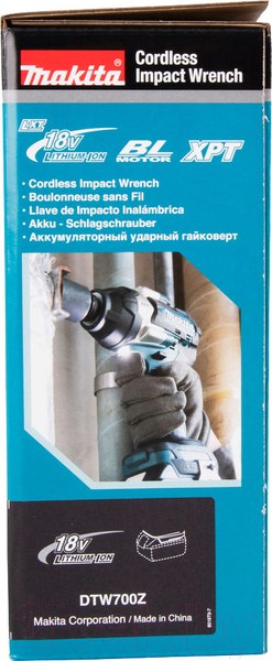 Изображение товара Профессиональный гайковерт Makita DTW700Z