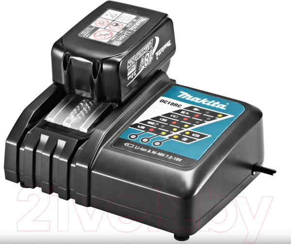 Изображение товара Зарядное устройство для электроинструмента Makita DC18RC (630793-1)