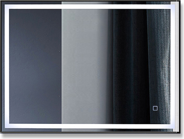 Изображение товара Зеркало Алмаз-Люкс ЗП-102 (80x60, с подсветкой, в алюминиевой раме)