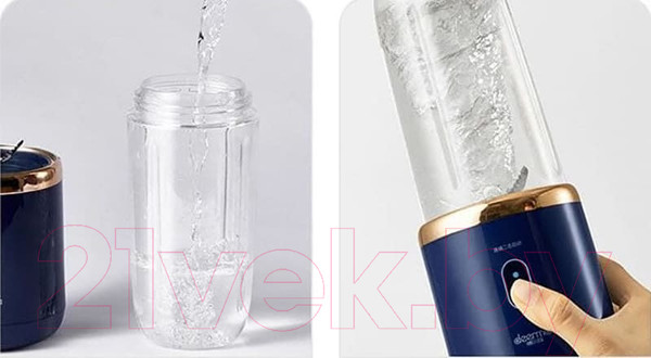 Изображение товара Блендер для смузи Deerma DEM-NU06 (Blue)