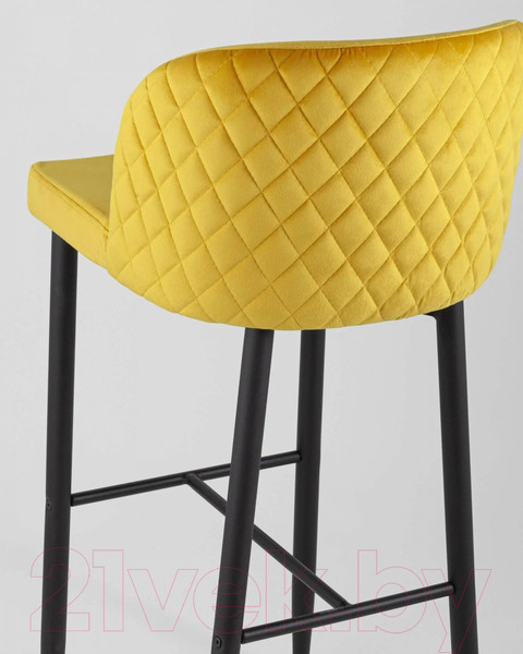 Изображение товара Стул барный Stool Group Оскар MC11B (вельвет/оранжевый)