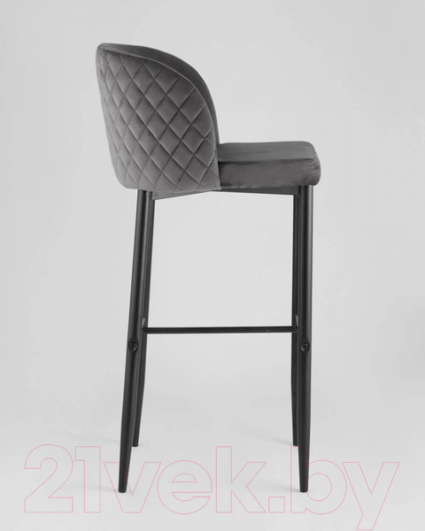 Изображение товара Стул барный Stool Group Оскар MC11B (вельвет/серый)
