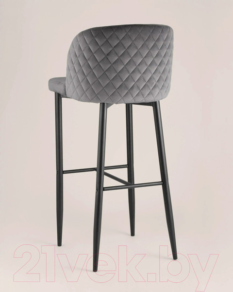 Изображение товара Стул барный Stool Group Оскар MC11B (вельвет/серый)