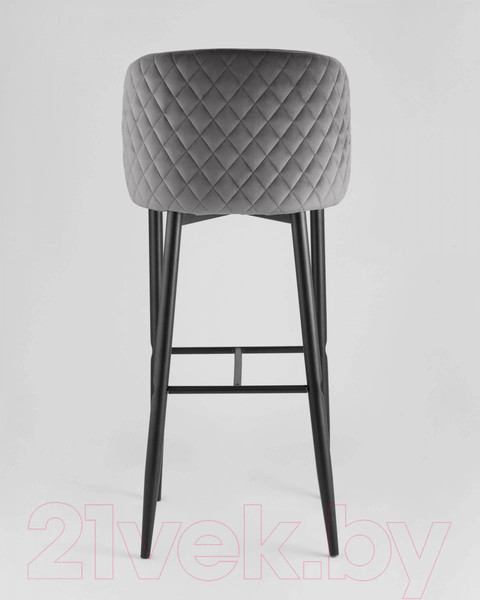 Изображение товара Стул барный Stool Group Оскар MC11B (вельвет/серый)