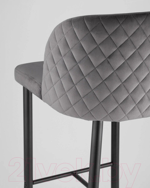 Изображение товара Стул барный Stool Group Оскар MC11B (вельвет/серый)