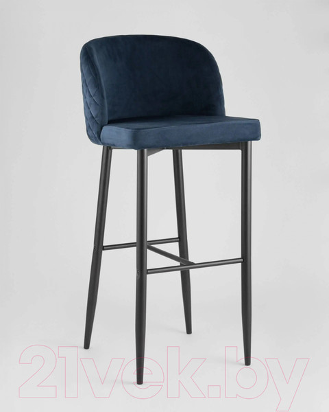 Изображение товара Стул барный Stool Group Оскар MC11B (вельвет/сине-зеленый)