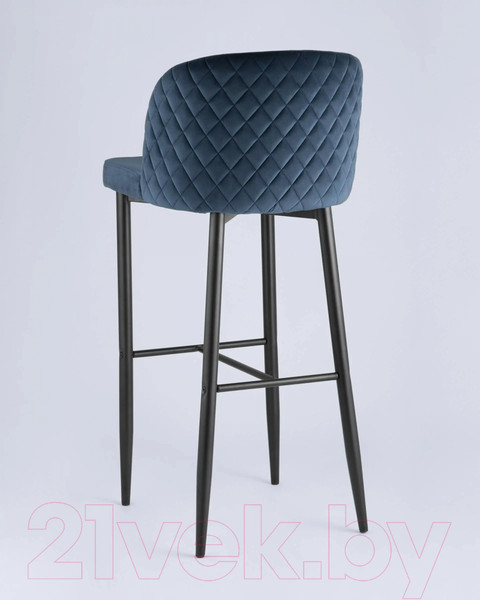Изображение товара Стул барный Stool Group Оскар MC11B (вельвет/сине-зеленый)