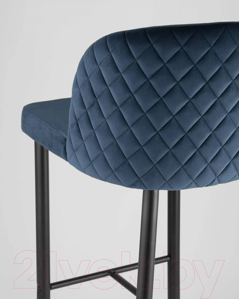 Изображение товара Стул барный Stool Group Оскар MC11B (вельвет/сине-зеленый)