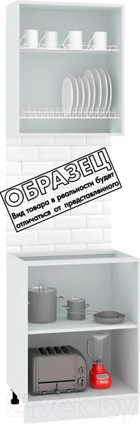 Изображение товара Комплект кухонных модулей Кортекс-мебель Корнелия Экстра 60рс2д без столешницы (дуб сонома)