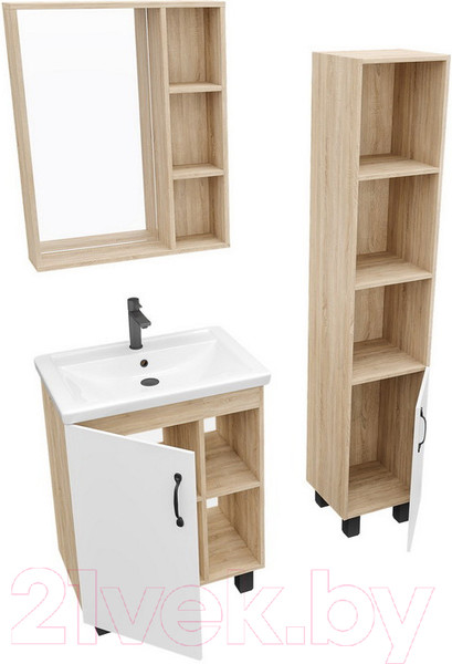 Изображение товара Шкаф-пенал для ванной Grossman Флай 30 / 303001