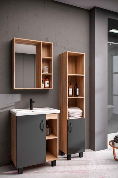 Изображение товара Шкаф-пенал для ванной Grossman Флай 30 / 303002