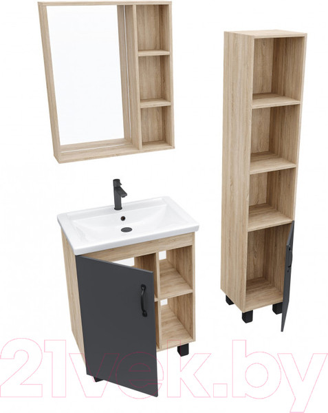 Изображение товара Шкаф-пенал для ванной Grossman Флай 30 / 303002