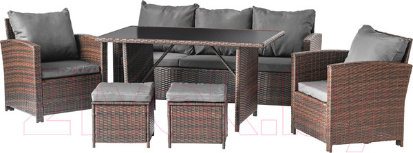 Изображение товара Комплект садовой мебели Sundays Madeira SFS 020 (серые подушки)