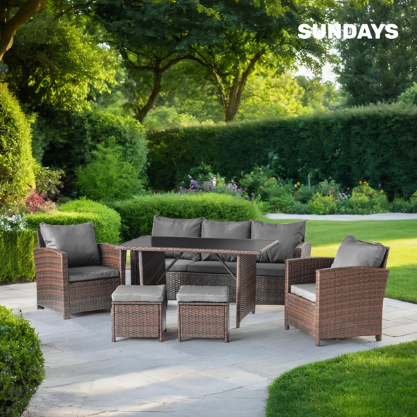 Изображение товара Комплект садовой мебели Sundays Madeira SFS 020 (серые подушки)