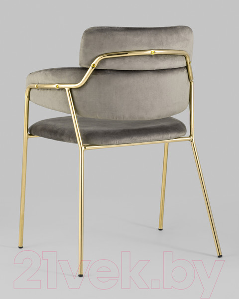 Изображение товара Стул Stool Group Полин / FDC6085 BROWN FUT-54 (велюр коричневый)