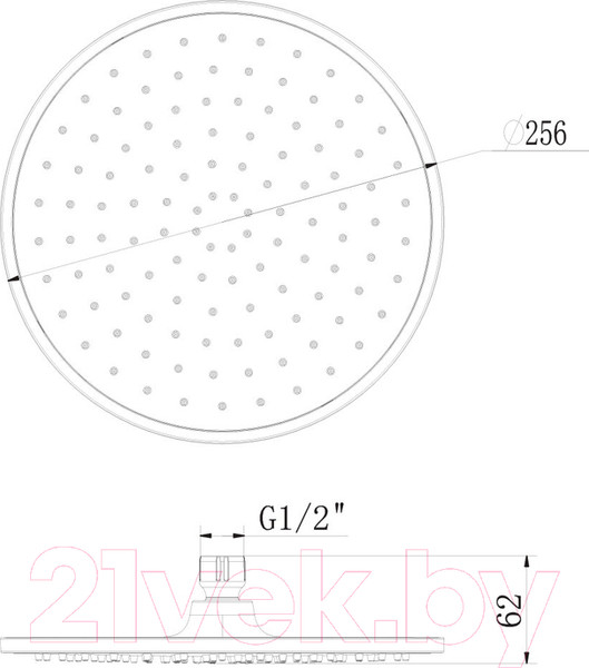 Изображение товара Лейка верхнего душа LEMARK LM8131C