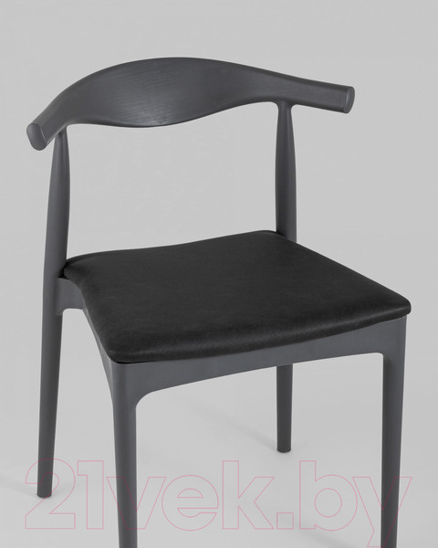 Изображение товара Стул Stool Group Bull с мягким сиденьем / 8310 (серый)