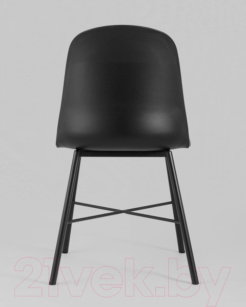 Изображение товара Стул Stool Group Shell с мягким сиденьем / 8336 (черный)