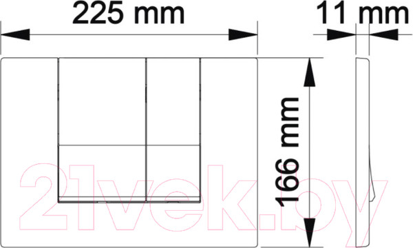 Изображение товара Унитаз подвесной с инсталляцией Sanita Luxe Attica SL DM ATCSLWH0104 + 525 040000 + S3 040043