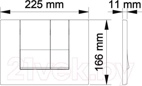 Изображение товара Унитаз подвесной с инсталляцией Sanita Luxe Attica SL DM ATCSLWH0104 + 525 040000 + S5 040045