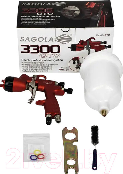 Изображение товара Пневматический краскопульт Sagola 3300 GTO 1.30 Tech 10141567 / A00019450