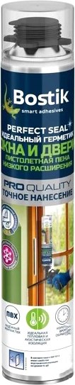 Изображение товара Пена монтажная Bostik Perfect Seal PU Foam Окна и Двери (700мл)