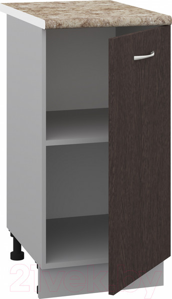 Изображение товара Шкаф-стол кухонный Кортекс-мебель Корнелия Лира НШ40р (венге/мадрид)