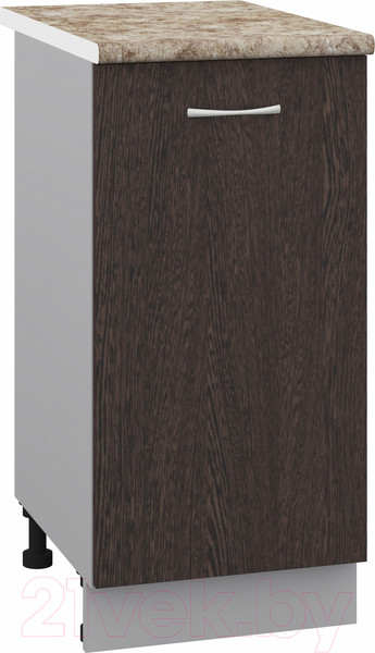 Изображение товара Шкаф-стол кухонный Кортекс-мебель Корнелия Лира НШ40р (венге/мадрид)