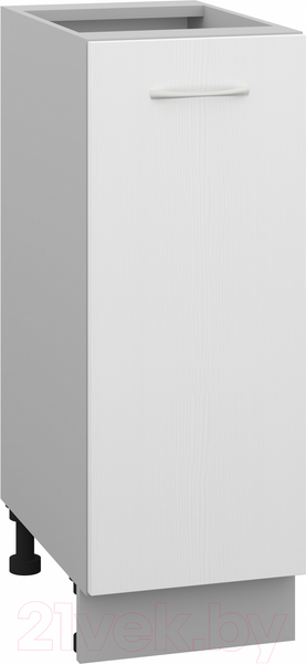 Изображение товара Шкаф-стол кухонный Кортекс-мебель Корнелия Лира НШ30р без столешницы (белый)