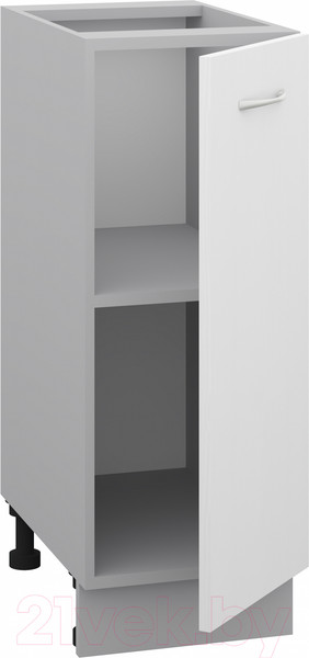 Изображение товара Шкаф-стол кухонный Кортекс-мебель Корнелия Лира НШ30р без столешницы (белый)