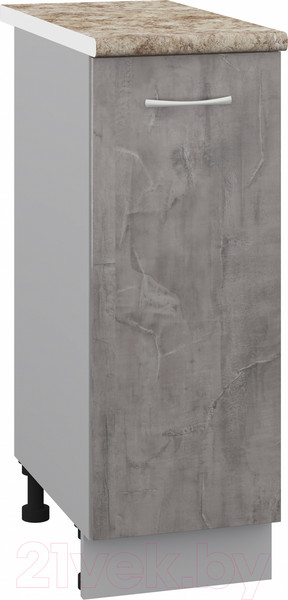 Изображение товара Шкаф-стол кухонный Кортекс-мебель Корнелия Лира НШ30р (оникс/мадрид)
