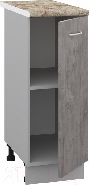 Изображение товара Шкаф-стол кухонный Кортекс-мебель Корнелия Лира НШ30р (оникс/мадрид)