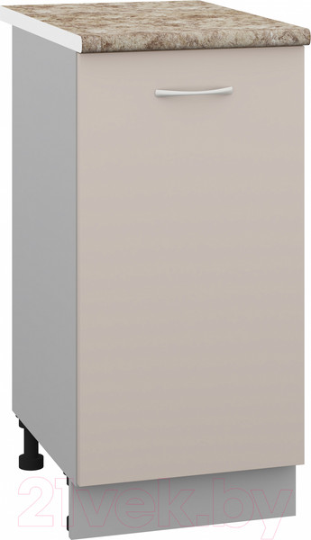 Изображение товара Шкаф-стол кухонный Кортекс-мебель Корнелия Лира НШ40р (капучино/мадрид)