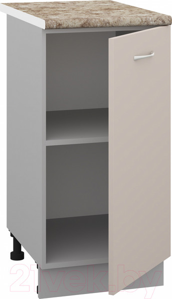 Изображение товара Шкаф-стол кухонный Кортекс-мебель Корнелия Лира НШ40р (капучино/мадрид)