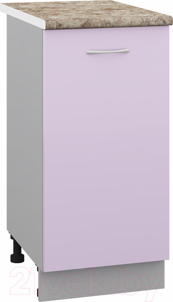 Изображение товара Шкаф-стол кухонный Кортекс-мебель Корнелия Лира НШ40р (сирень/мадрид)