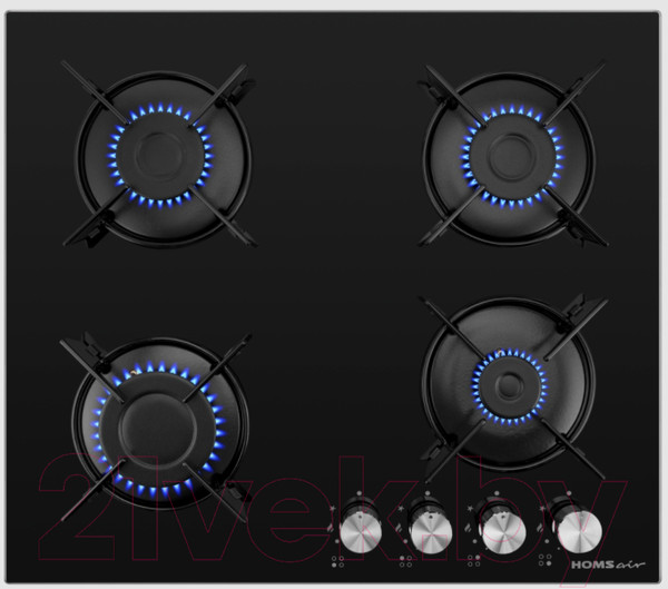 Изображение товара Газовая варочная панель HOMSair HGG641EBK