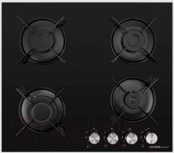 Изображение товара Газовая варочная панель HOMSair HGG641EBK