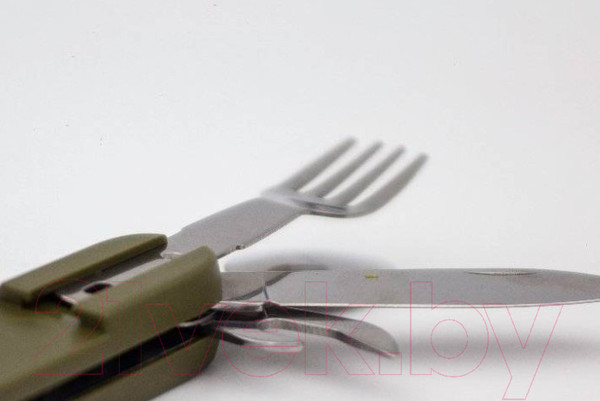 Изображение товара Набор столовых приборов походных Дружба ДМ-370 (7-в-1 в чехле)